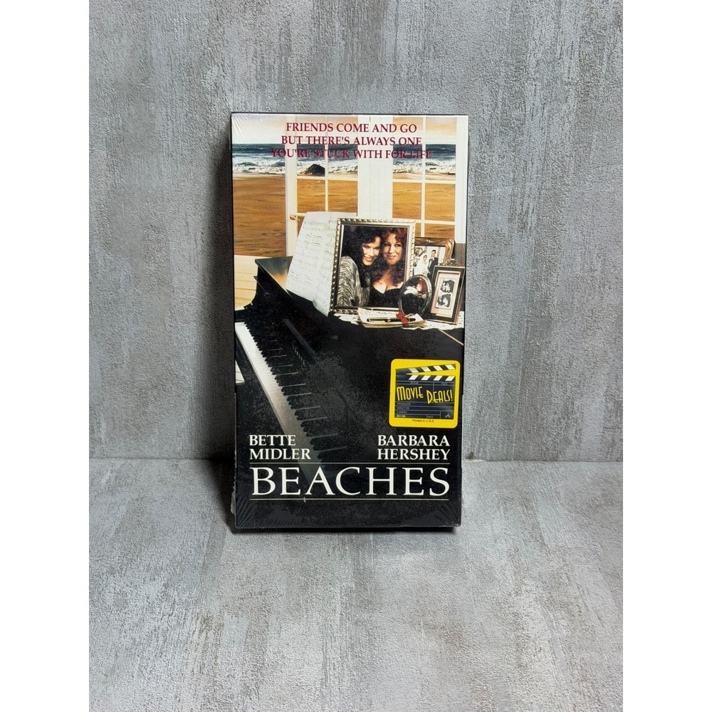 Beaches VHS Bette Midler Barbara Hershey Touchstone Home Video Sealed New 797-1